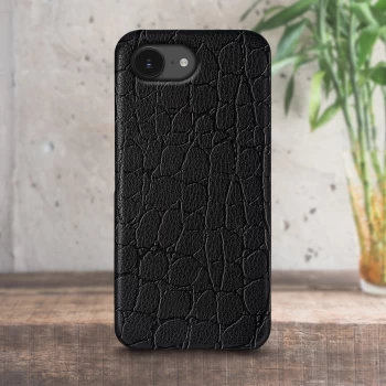 Накладка Stenk Reptile Cover для Apple iPhone 16e Чорна