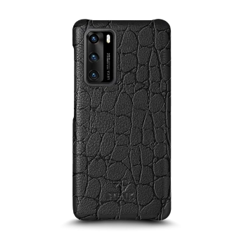 Накладка Stenk Reptile Cover для HuaWei P40  Чорна