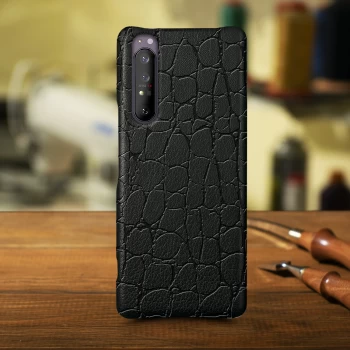 Накладка Stenk Reptile Cover для Sony Xperia 1 II Чорна