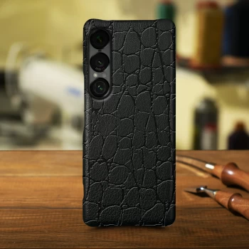 Накладка Stenk Reptile Cover для Sony Xperia 1 VII Чорна