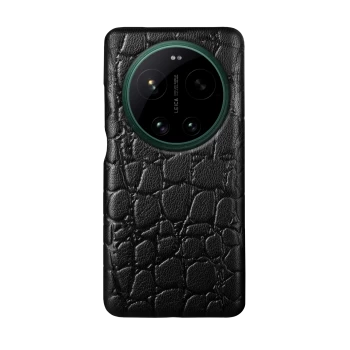 Накладка Stenk Reptile Cover для Xiaomi 17 Ultra Чорна