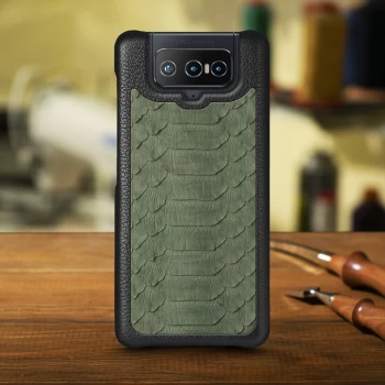 Накладка Stenk ExBacker Python Scales для ASUS ZenFone 8 Flip
